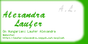 alexandra laufer business card